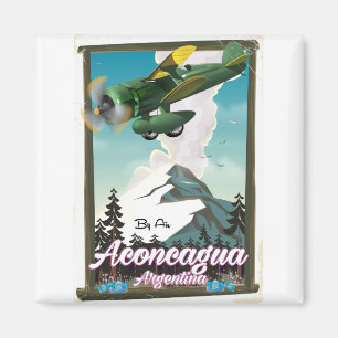 Aimant Affiche de voyage Aconcagua Argentine