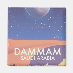 Aimant Affiche de voyage Dammam Arabie saoudite