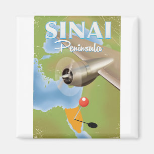 Aimant Affiche de voyage de la péninsule du Sinaï