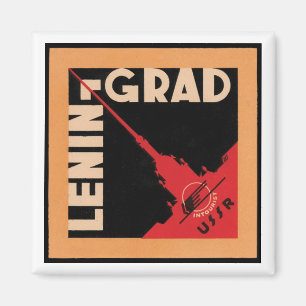 Aimant Affiche de voyage de Leningrad