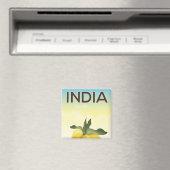 Aimant Affiche de voyage India Lemon (In Situ (Lave-vaisselle))
