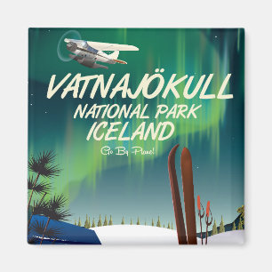 Aimant Affiche de voyage Parc national du Vatnajökull Isl