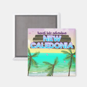 Aimant Affiche de voyage "Voyage en aventure" de la Nouve (Recto/Verso)