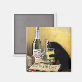 Aimant Affiche française rétro "absinthe bourgeois" (Recto/Verso)