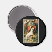 Aimant Affiche Magique Vintage, Magicien Frederick Bancro (Recto/Verso)
