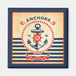 Aimant Affiche nautique vintage