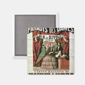 Aimant Affiche publicitaire "Au Paradis des Dames" (Recto/Verso)