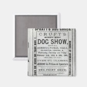 Aimant Affiche publicitaire Cruft's Dog Show (Recto/Verso)