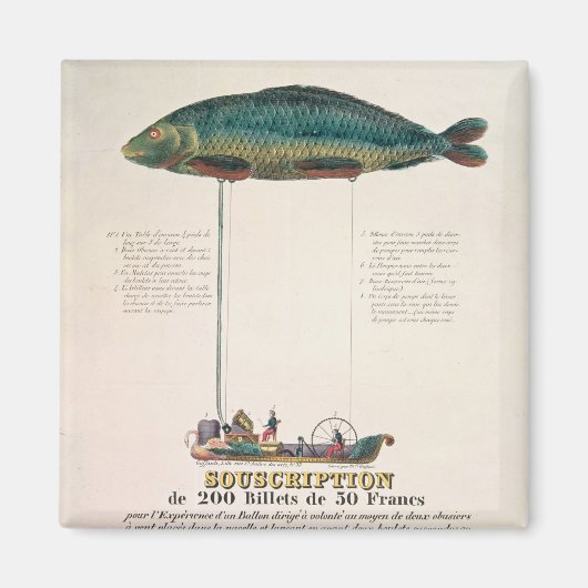 Aimant Affiche publicitaire de l'abonnement (Devant)