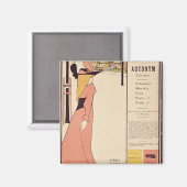 Aimant Affiche publicitaire pour 'Le Livre Jaune' (Recto/Verso)