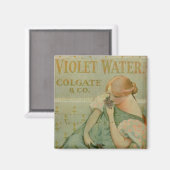 Aimant Affiche publicitaire 'Violet Water', par Colgate & (Recto/Verso)