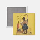 Aimant Affiche vintage Chocolat Menier française Art Boui (Recto/Verso)