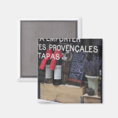 Aimant Afficher la fenêtre et le vin (Recto/Verso)