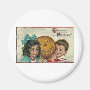 Aimant Affiches vintages de classique de cartes de voeux