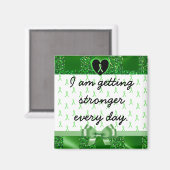 Aimant Affirmation de la maladie de Lyme, devenir plus fo (Recto/Verso)