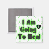 Aimant Affirmation de la maladie de Lyme : Je vais guérir (Recto/Verso)