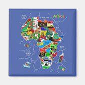 Aimant Africa map (Devant)