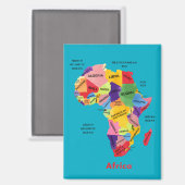 Aimant Africa map (Recto/Verso)