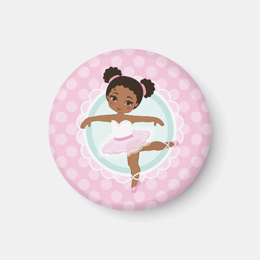 Aimant African American Ballerina (Devant)