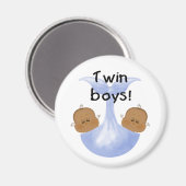 Aimant African American Twin Boys (Recto/Verso)