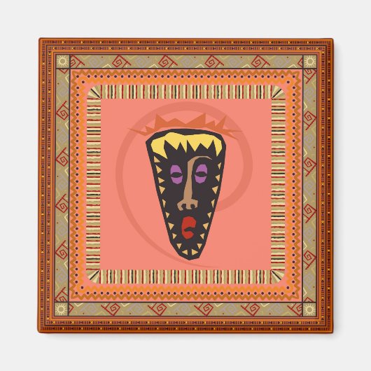 Aimant African mask (Devant)