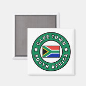 Aimant Afrique du Sud du Cap (Recto/Verso)