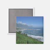 Aimant Afrique du Sud - Plage de Clifton, Le Cap (Recto/Verso)