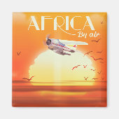 Aimant Afrique par avion (Devant)