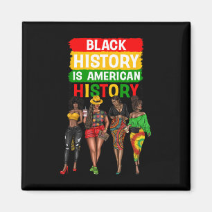 Aimant Afro Black Femmes Fière Noire Histoire Est América