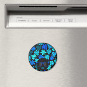 Aimant Afro Diva Bleu (In Situ (Lave-vaisselle))