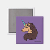 Aimant Afro Unicorn | Divin (Recto/Verso)