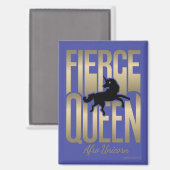 Aimant Afro Unicorn Fierce Queen (Recto/Verso)