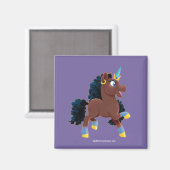 Aimant Afro Unicorn | La magie (Recto/Verso)