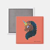 Aimant Afro Unicorn | Magique (Recto/Verso)