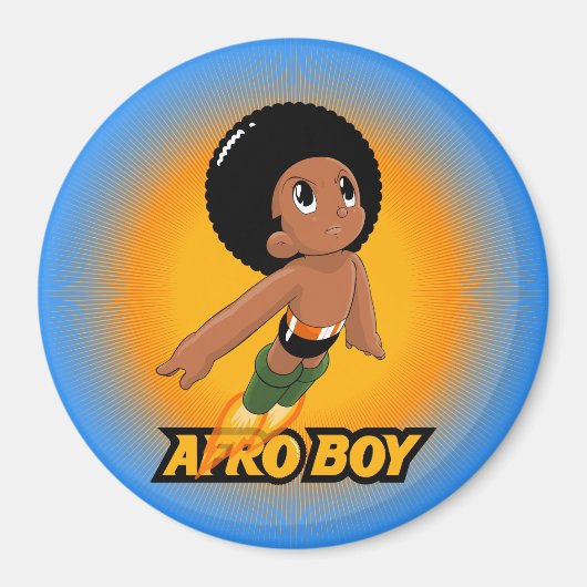 Aimant AfroBoy ! (Devant)