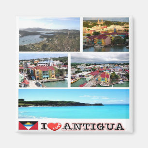 Aimant AG - Antigua-et-Barbuda - Antigua - I Love
