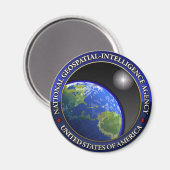 Aimant Agence nationale de renseignement géospatial (Recto/Verso)