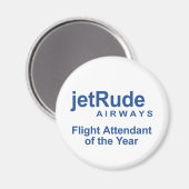 Aimant Agent de bord de l'année (Recto/Verso)