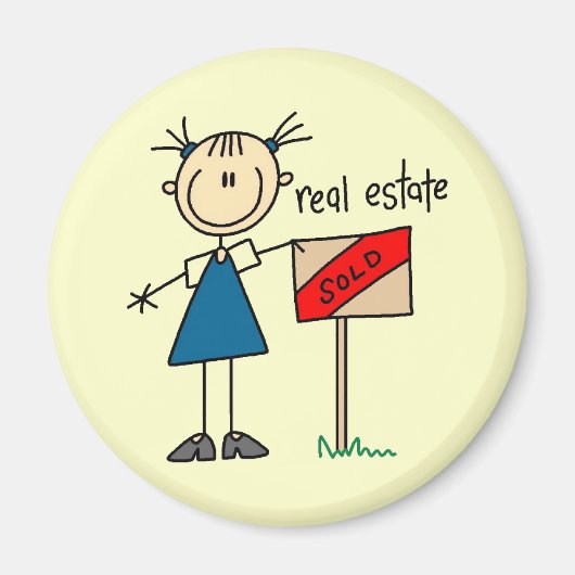 Aimant Agent immobilier (Devant)