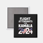 Aimant Agents de bord pour l'élection de Kamala Harris 20 (Recto/Verso)