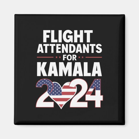 Aimant Agents de bord pour l'élection de Kamala Harris 20 (Devant)