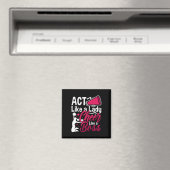 Aimant Agis comme une dame, encourage comme un patron, j' (In Situ (Lave-vaisselle))