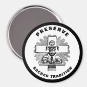 Aimant Agneau sur l'autel Préserver Tradition sacrée Cath (Recto/Verso)