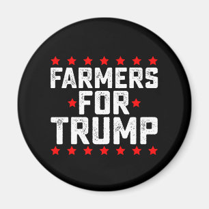 Aimant Agriculteurs pour l'élection présidentielle Trump 
