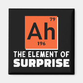 Aimant Ah Élément De Chimie Surprise Drôle Étudiant (Devant)