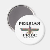 Aimant Ahura Mazda - Pride persane (Recto/Verso)