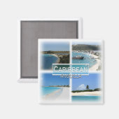 Aimant AI0009 Amérique, Anguilla, Caraïbes, Frigo. (Recto/Verso)