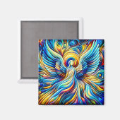 Aimant AI Abstrait Illusionisme Angel Expressionniste Eff (Recto/Verso)