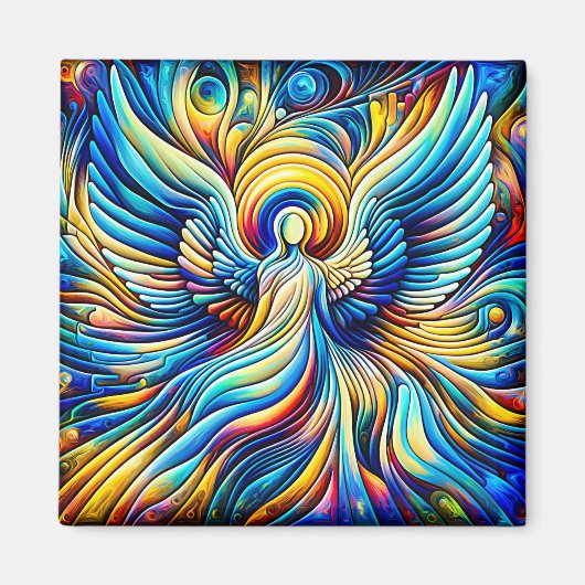 Aimant AI Abstrait Illusionisme Angel Expressionniste Eff (Devant)