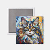 Aimant AI Cat (Recto/Verso)